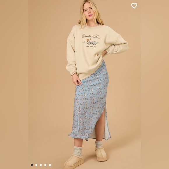 Altar’d State Cornelia Street Embroidered Graphic Sweatshirt - Picture 2 of 5